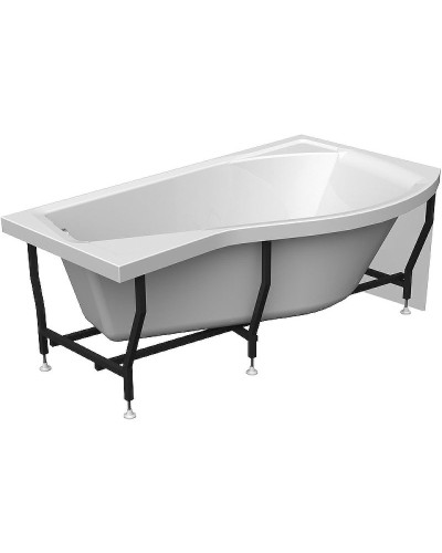 Акриловая ванна Radomir Vannesa Миранда 168х95 R 2-75-2-2-0-209 с гидромассажем Классик Хром