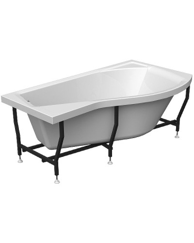 Акриловая ванна Radomir Vannesa Миранда 168х95 R 2-75-2-2-0-209 с гидромассажем Классик Хром