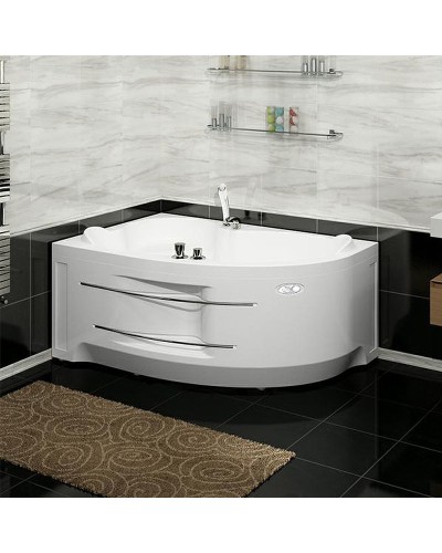 Акриловая ванна Radomir Vannesa Ирма 160х105 L 2-76-2-1-0-229 с гидромассажем Баланс Хром