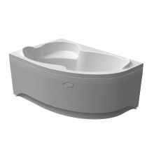 Акриловая ванна Radomir Vannesa Ирма 169х110 L 2-75-2-1-9-217 с гидромассажем Классик Хром