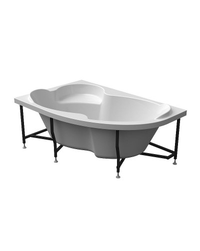 Акриловая ванна Radomir Vannesa Ирма 169х110 L 2-75-2-1-9-217 с гидромассажем Классик Хром