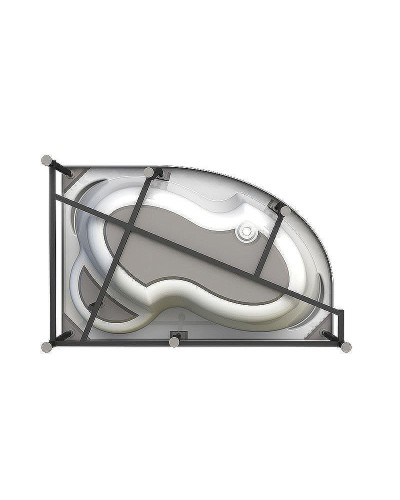 Акриловая ванна Radomir Vannesa Ирма 169х110 L 2-75-2-1-0-217 с гидромассажем Классик Хром