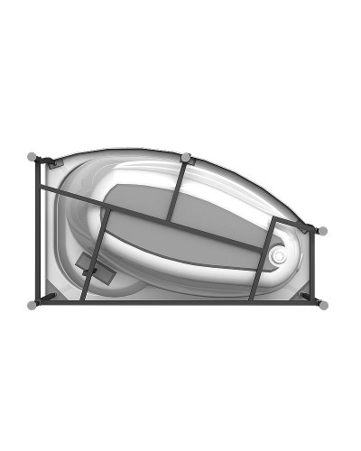 Акриловая ванна Radomir Vannesa София 169х99 L 2-76-2-1-0-223 с гидромассажем Баланс Хром