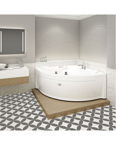 Акриловая ванна Radomir Vannesa Сандра 149х149 2-76-2-0-0-221 с гидромассажем Баланс Хром