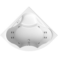 Акриловая ванна Radomir Vannesa Сандра 149х149 2-76-2-0-0-221 с гидромассажем Баланс Хром