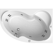 Акриловая ванна Radomir Vannesa Ирма 169х110 R 2-76-2-2-0-217 с гидромассажем Баланс Хром