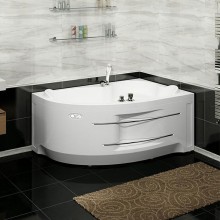 Акриловая ванна Radomir Vannesa Ирма 169х110 R 2-76-2-2-0-217 с гидромассажем Баланс Хром