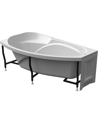 Акриловая ванна Radomir Vannesa София 169х99 L 2-75-2-1-0-223 с гидромассажем Классик Хром