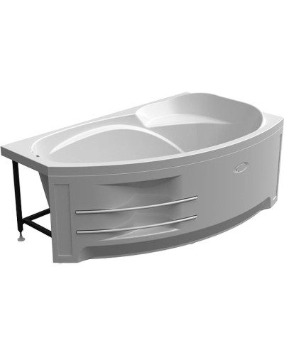 Акриловая ванна Radomir Vannesa София 169х99 R 2-77-2-2-0-223 с гидромассажем Актив Хром