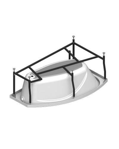 Акриловая ванна Radomir Vannesa София 169х99 R 2-76-2-2-0-223 с гидромассажем Баланс Хром