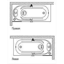 Акриловая ванна Riho Future 170x75 B073001005 (BC2800500000000) без гидромассажа