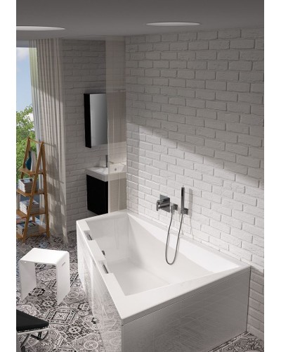 Акриловая ванна Riho Doppio 180x130 B034001005 (BA9100500000000) L без гидромассажа