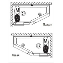 Акриловая ванна Riho Geta 160x90 B030001005 (BA8700500000000) L без гидромассажа