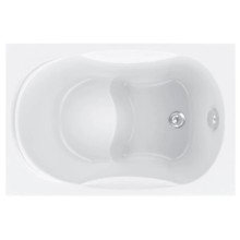 Акриловая ванна 105х70 см Bas Рио B00046