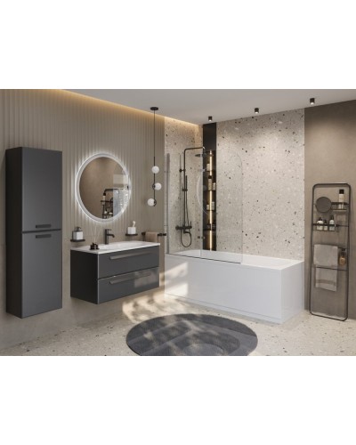 Акриловая ванна пристенная CEZARES ECO-155-70-41-W37