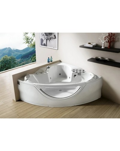 Акриловая гидромассажная ванна 155х155 см Gemy G9025 II B