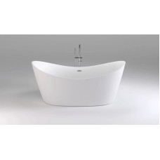 Акриловая ванна 180х80 см Black & White Swan 104SB00