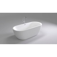 Акриловая ванна 170х80 см Black & White Swan 105SB00