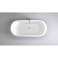 Акриловая ванна 170х80 см Black & White Swan 105SB00