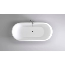 Акриловая ванна 170х80 см Black & White Swan 105SB00