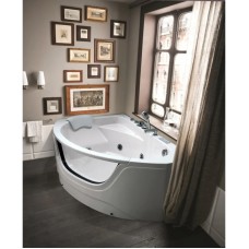 Акриловая гидромассажная ванна 160х100 см Black & White Galaxy 500800L