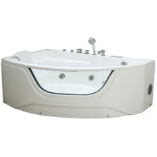 Акриловая гидромассажная ванна 160х100 см Black & White Galaxy 500800L