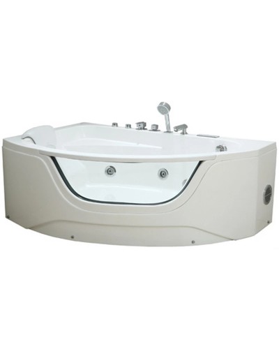 Акриловая гидромассажная ванна 160х100 см Black & White Galaxy 500800L