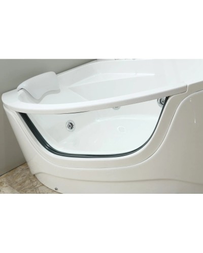 Акриловая гидромассажная ванна 160х100 см Black & White Galaxy 500800L