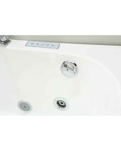 Акриловая гидромассажная ванна 160х100 см Black & White Galaxy 500800L