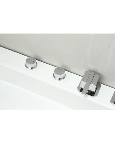 Акриловая гидромассажная ванна 160х100 см Black & White Galaxy 500800L