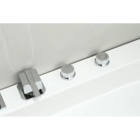 Акриловая гидромассажная ванна 160х100 см Black & White Galaxy 500800R