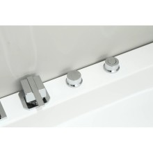 Акриловая гидромассажная ванна 160х100 см Black & White Galaxy 500800R