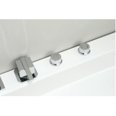 Акриловая гидромассажная ванна 160х100 см Black & White Galaxy 500800R