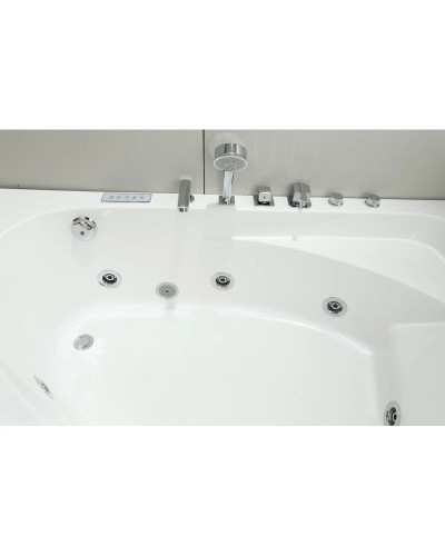 Акриловая гидромассажная ванна 160х100 см Black & White Galaxy 500800R