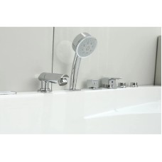 Акриловая гидромассажная ванна 160х100 см Black & White Galaxy 500800R