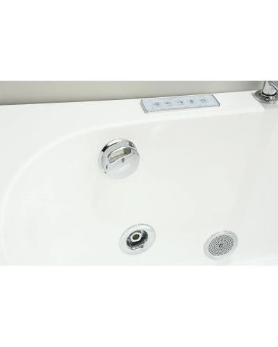 Акриловая гидромассажная ванна 160х100 см Black & White Galaxy 500800R