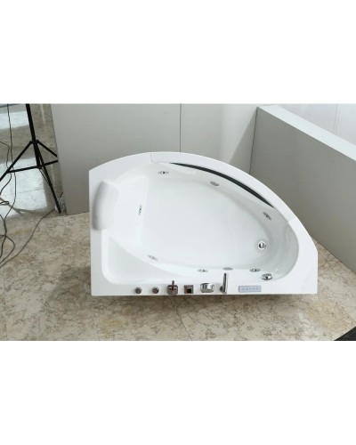 Акриловая гидромассажная ванна 160х100 см Black & White Galaxy 500800R