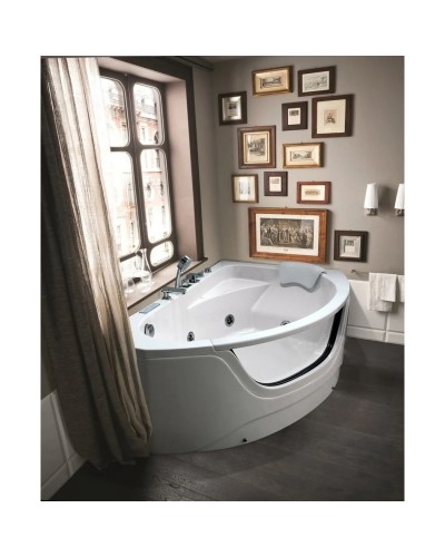 Акриловая гидромассажная ванна 160х100 см Black & White Galaxy 500800R