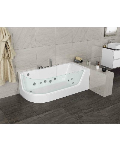 Акриловая ванна Grossman 170х80 GR-17000-1R с гидромассажем