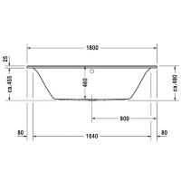 Акриловая ванна 180х80 см Duravit Darling New 700244000000000