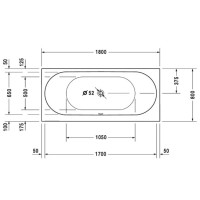 Акриловая ванна 180х80 см Duravit Darling New 700244000000000