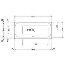 Акриловая ванна 170х75 см L Duravit Happy D.2 700312000000000