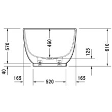 Акриловая ванна 180х85 см Duravit Luv 700434000000000