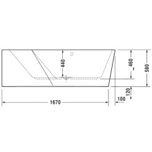 Акриловая ванна 177х130 см L Duravit Paiova 5 700394000000000
