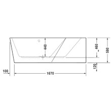 Акриловая ванна 177х130 см R Duravit Paiova 5 700395000000000