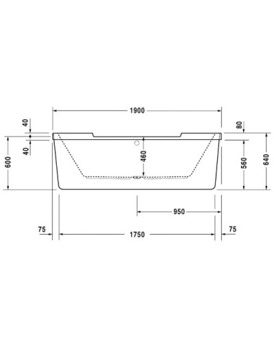 Акриловая ванна 190х90 см Duravit Starck 700012000000000