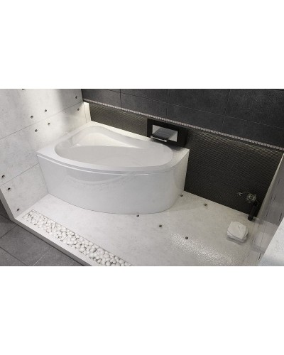 Акриловая ванна Riho Lyra 153x100 B021001005 (BA6700500000000) R без гидромассажа