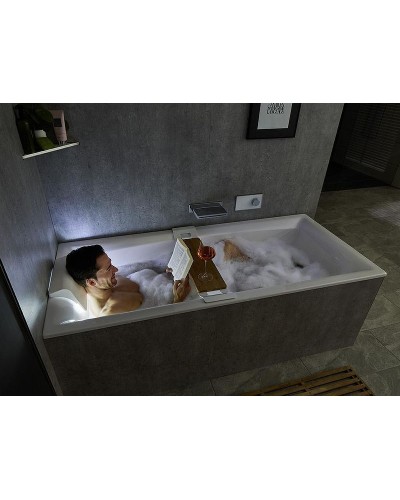 Акриловая ванна Riho Still Square 180х80 B099004005 (BR0100500K00131) LED L без гидромассажа