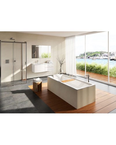 Акриловая ванна Riho Still Square 180х80 B099005005 (BR0100500K00132) LED без гидромассажа