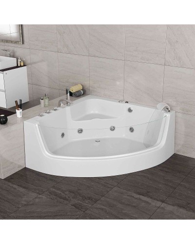 Акриловая ванна Grossman 135х135 GR-13513-1 с гидромассажем